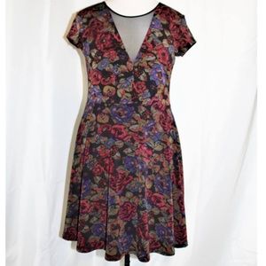 Kimchi Blue Urban Outfitters Floral Skater Dress